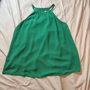 Chic Norah Green Halter Neck Blouse